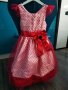 Официална рокля с тюл и дантела в цикламено/розово размер 116