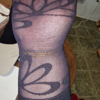   Цветни фигурални дамски чорапи с еластан  Чорапи SENSI фигурални 20 Den 3 D , снимка 2 - Дамски чорапи - 39447508