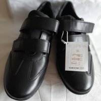 Нови мъжки обувки от естествена кожа GEOX  RESPIRA - оригинал., снимка 1 - Ежедневни обувки - 44281664