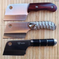 Малък сатър /нож / за кълцане, рязане и сечене SANJIA , снимка 2 - Ножове - 9292061