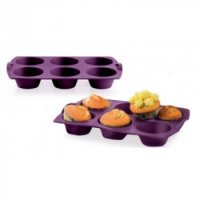 Tupperware силиконова форма за мъфини, снимка 3 - Форми - 41830533