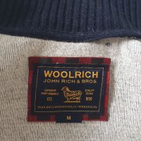 WOOLRICH Made in Italy Wool/Cotton Full Zip Mens  Size M Жилетка С цял Цип!, снимка 3 - Пуловери - 34144065