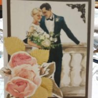Ръчно изработени 3D картички за сватба, снимка 3 - Други - 36373221