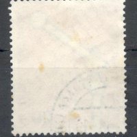 ГФР, 1955 г. - единична марка с печат, ЖП, 1*13, снимка 2 - Филателия - 39841998