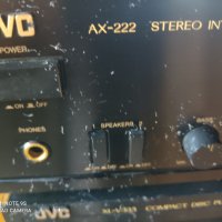 JVC AX-222 BK, снимка 1 - Ресийвъри, усилватели, смесителни пултове - 39941542