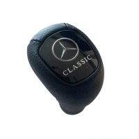 Топка за скоростен лост за Mercedes W202 W210 W220 CLASSIC C E S класа кожена, снимка 1 - Аксесоари и консумативи - 40482704