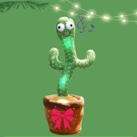Танцуващ и пеещ кактус Cactus, говореща интерактивна играчка

, снимка 11 - Плюшени играчки - 41626177