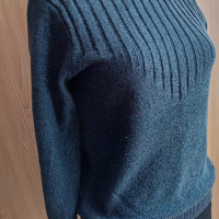 Тъмно син пуловер , снимка 11 - Блузи с дълъг ръкав и пуловери - 44398667