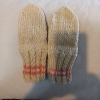 Ръчно плетени детски чорапи от вълна, ходило 16 см., снимка 2 - Чорапи - 39823255