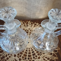 Стари стъклени шишенца за олио и оцет, снимка 6 - Антикварни и старинни предмети - 44838073