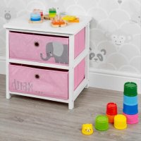 Красив шкаф за детска стая с чекмеджета на марката Home Styling Collection, снимка 4 - Мебели за детската стая - 42351538