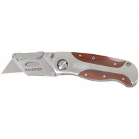 Макетен нож BESSEY сгъваем с дървена дръжка , снимка 1 - Други инструменти - 34178746