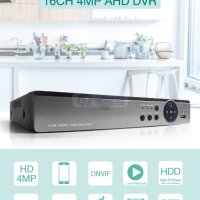 6-в-1 Мултихибриден 16 Канален 4M-N Hexaplex XVR DVR за AHD CVI TVI XVI IP CVBS 4MPx 3MPx 2MP Камери, снимка 2 - Комплекти за видеонаблюдение - 41501996