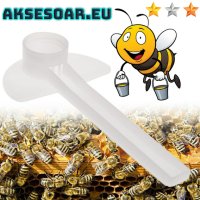 PVC Автоматична поилка хранилка за хранене и поене на пчели в кошер за вода и лекарствен сироп за пч, снимка 15 - За пчели - 41619068