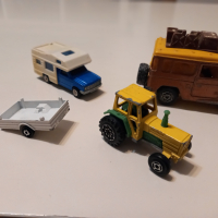 Стари Majorette камион, джип, ремарке и трактор, снимка 12 - Колекции - 44706762