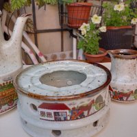 Чайник и латиера-керамика, снимка 4 - Сервизи - 41060020