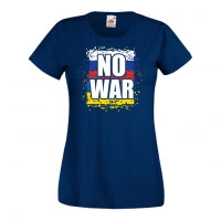 Дамска тениска NO WAR,Украйна, спрете войната, снимка 4 - Тениски - 36114275