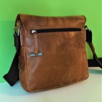 STRELLSON - Мъжки чанти за през рамо - естествена кожа, снимка 8 - Чанти - 42115030