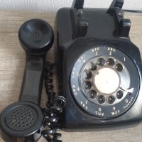 Стар телефон с шайба, снимка 6 - Антикварни и старинни предмети - 41905890