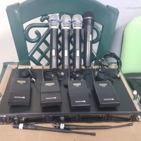 Beyerdynamic Opus 800MF 4x hand transmitter 4x Bodypack Transmitter 4x MU-53 пълен безжичен комплект, снимка 2 - Микрофони - 36074321