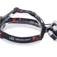 Мощен LED челник с акумулаторни батерии и 5 LED диода, снимка 8 - Къмпинг осветление - 42091004