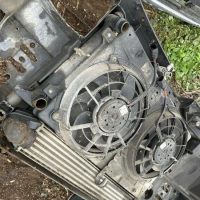 Електромотор, вентилатор на радиатора виско / перки охлаждане    за VW Sharan 1.9 TDI 116K.C. 2001г , снимка 3 - Части - 44687463