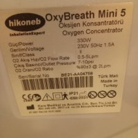 Кислороден концентратор - Oxy Breath mini 5, снимка 2 - Медицинска апаратура - 41553128