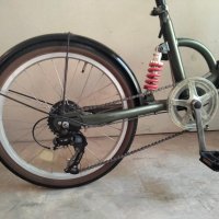 Сгъваем велосипед Top One 20", снимка 4 - Велосипеди - 40916914