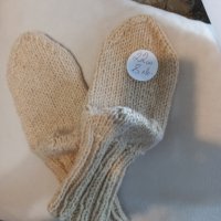 Ръчно плетени детски чорапи, дължина на ходилото 22 см., снимка 1 - Чорапи - 39723904