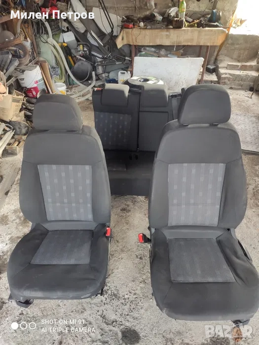 Седалки предна задна седалка комплект Опел Вектра Ц opel vectra C, снимка 1