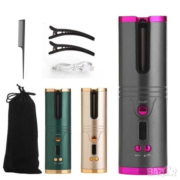 Въртяща се безжична електрическа маша за къдрене Ramindong, снимка 1