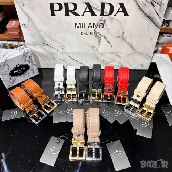 колани от естествена кожа в кутия prada, снимка 1