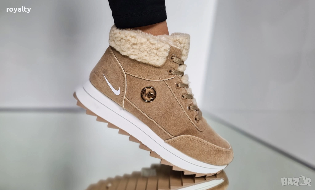 Nike Стилни Зимни Дамски Боти , снимка 1