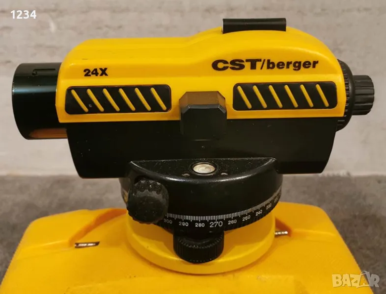 Немски оптичен нивелир CST BERGER 24x, снимка 1