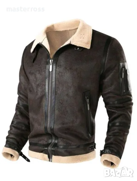 Кожено яке (еко кожа) размер S, снимка 1