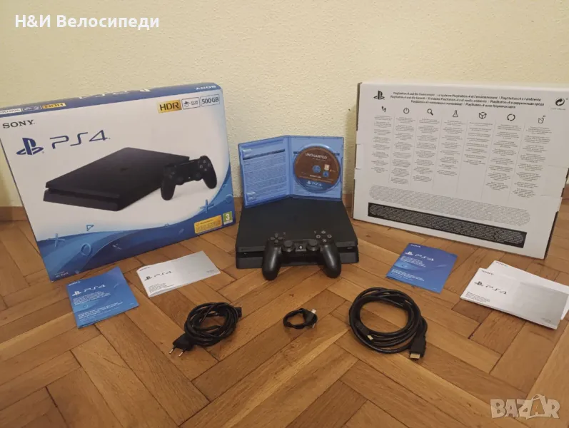 Playstation 4 Slim 500 GB КАТО НОВ !!!, снимка 1