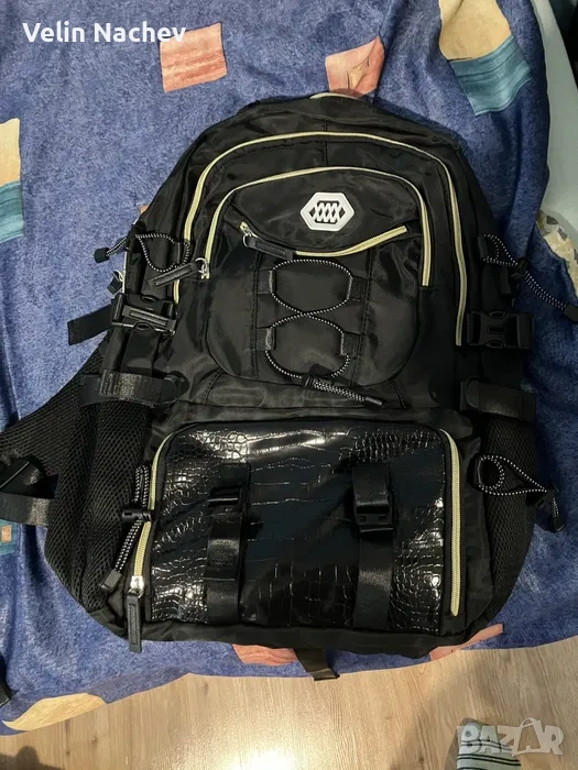 Duo Black раница за лаптоп и кросбоди, снимка 1