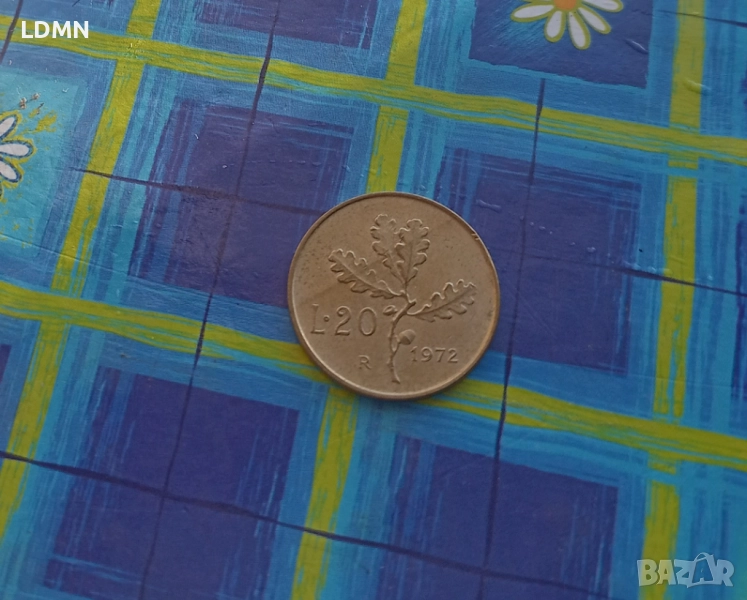 20 Лири 1972 Италия, снимка 1