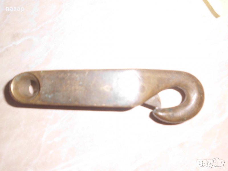 кука със стопер месинг, снимка 1