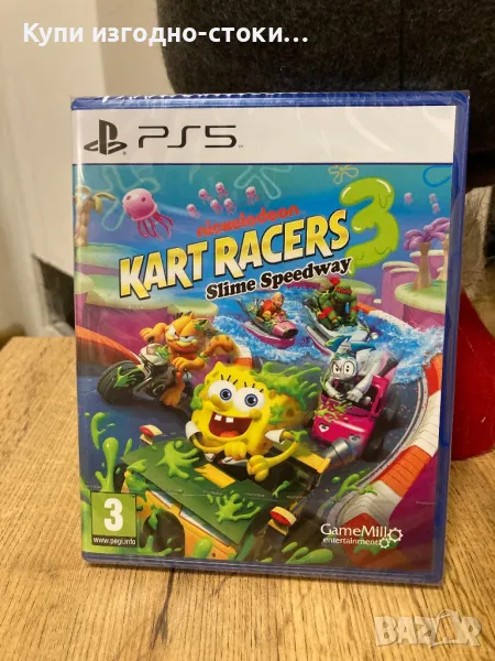 Spongebob Kart Racers 3 Slime Speedway PS5, снимка 1