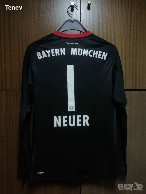 Bayern Munich Neuer Adidas оригинална тениска фланелка вратарски екип Нойер Байерн Мюнхен , снимка 1