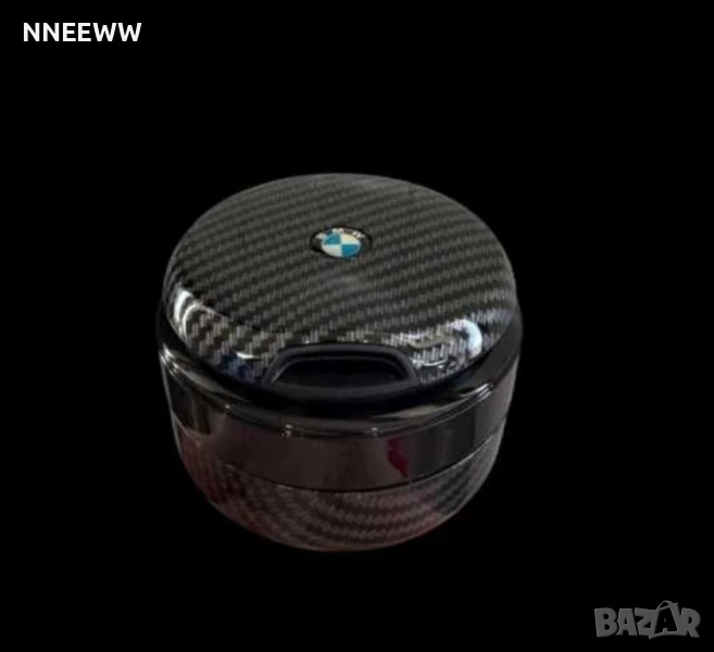 Карбонов пепелник BMW с порцеланова чаша, снимка 1