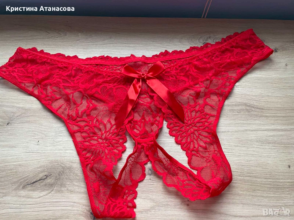 Сет от 3 чифта бикини дантела - ГОЛЯМ РАЗМЕР! , снимка 1