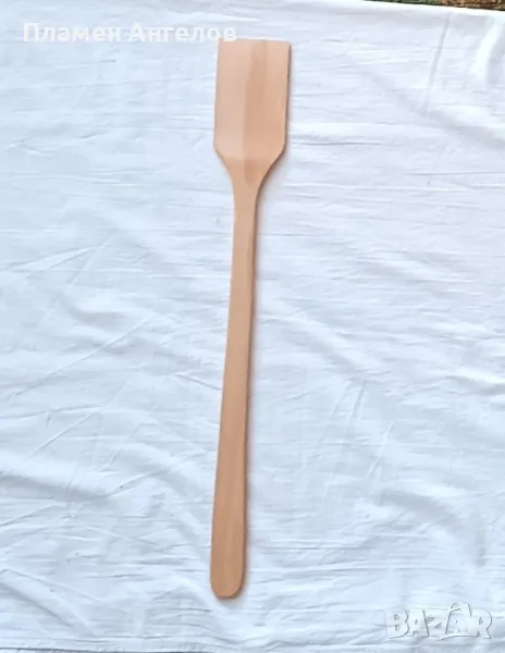Дълга, дървена бъркалка. , снимка 1
