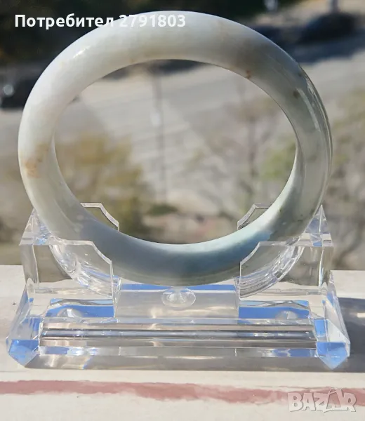 Нефритена гривна, бенгъл, снимка 1