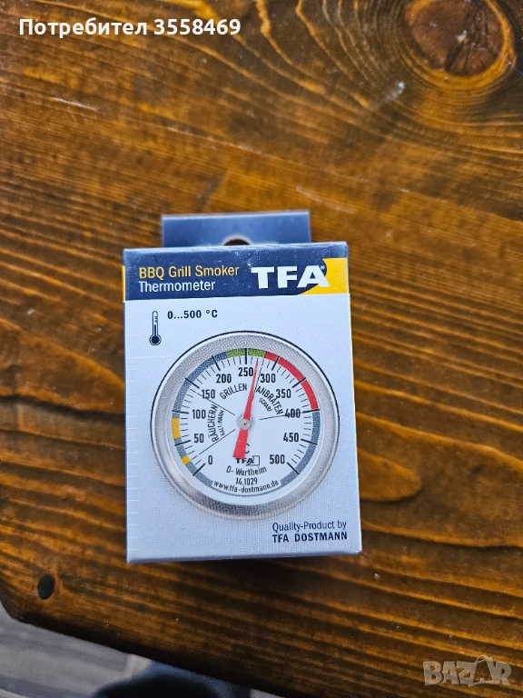 Термометър за вграждане, снимка 1