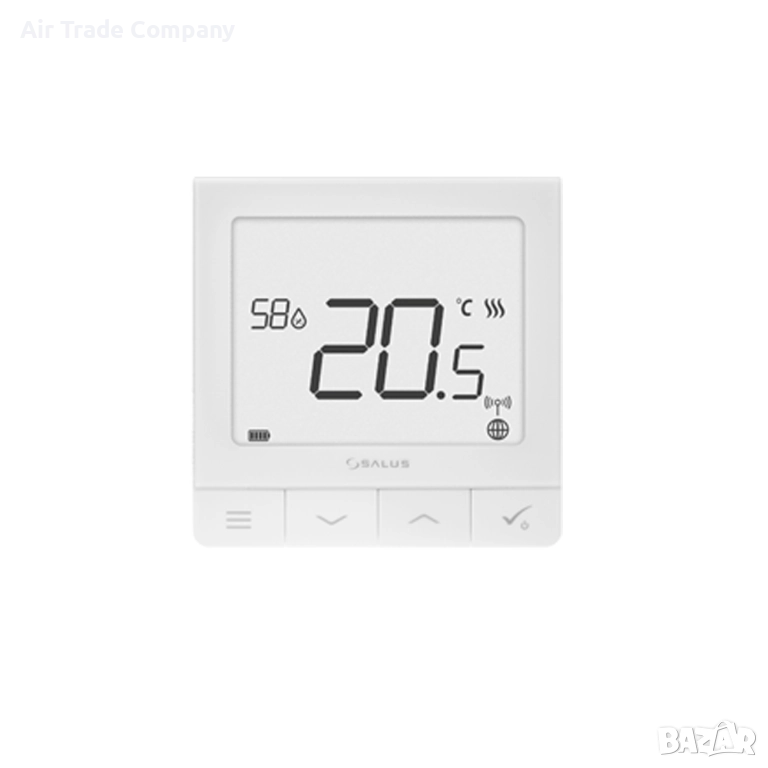 Безжичен цифров регулатор на температура със ZigBee комуникация, SQ610RF, снимка 1