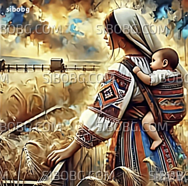 Диамантен гоблен „Златна нишка“, снимка 1