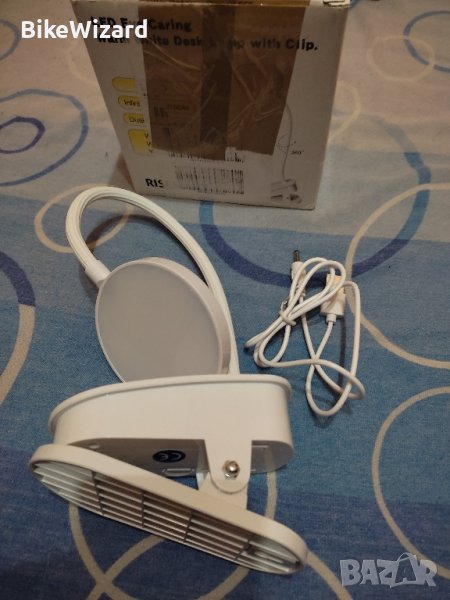 RISEMART лампа за четене с презареждаща батерия НОВА, снимка 1