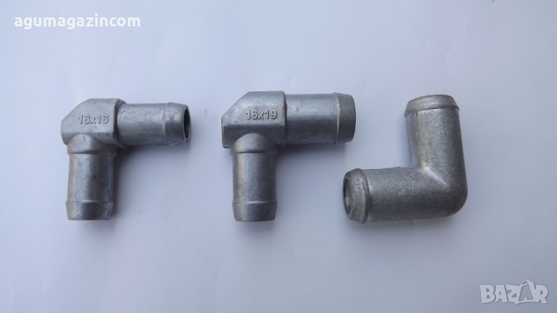 Алуминиево коляно 90° / 12-12 мм, снимка 1